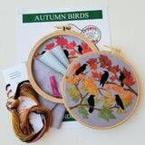Jessica Long Embroidery Autumn Birds Kit