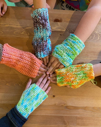 Week 4: Crochet and Embroidery Ages 8 - 13 12:30 - 3pm July 8 - 12