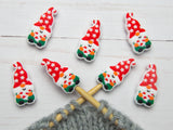 Fox & Pine Stitch Stoppers — Candy Cane Gnome