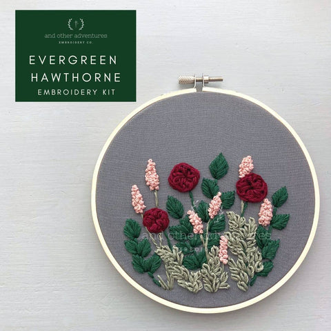 Hawthorne Evergreen Embroidery Kit