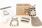 Kiriki Press Raccoon Embroidered Doll Kit