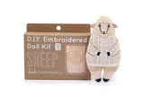 Kiriki Press Sheep Embroidered Doll Kit