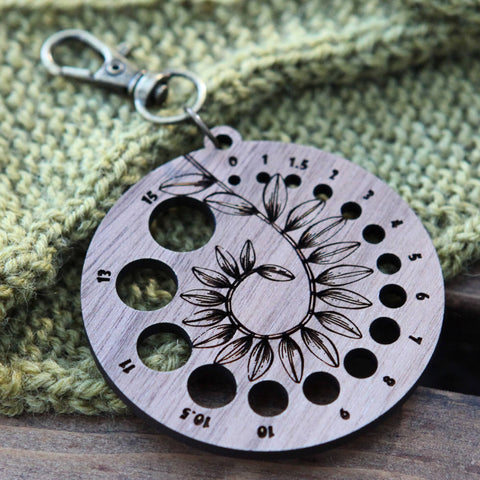 Needle Gauge with Coiled Leaves (Sunrise Grove)