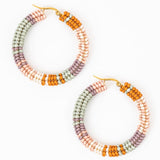 Patchwork Hoop Earrings (altiplano)