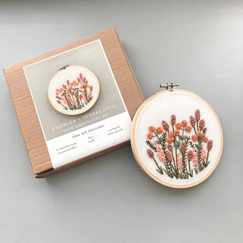 Avonlea in Terracotta Embroidery Kit (And Other Adventures Embroidery Co.)