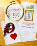 Fancy F*ck Cross Stitch Kit (Subversive Cross Stitch)