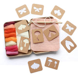 Moth and Mushroom Banner Felting Kit (Sheep Creek Studio)