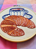 Croissant Embroidery Kit (Hook, Line & Tinker)
