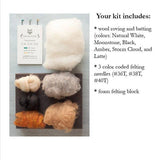 Barn Owl Needle Felting Kit (Grey Fox Felting)
