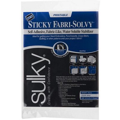 Sulky Sticky Fabri-Solvy Sheets