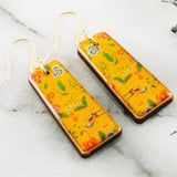 Bright Gold Floral Earrings (No Man's Land)