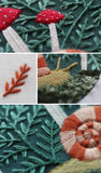 Forest Floor - Embroidery Stitch Sampler