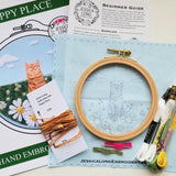 Jessica Long Embroidery Happy Place Kit