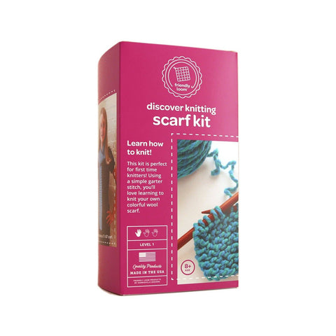 Discover Knitting: Scarf Kit (Friendly Loom)