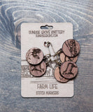 Farm Animals Stitch Markers (Sunrise Grove)