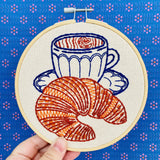 Croissant Embroidery Kit (Hook, Line & Tinker)