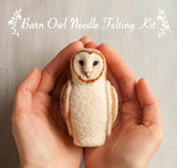Barn Owl Needle Felting Kit (Grey Fox Felting)