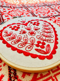 Nordic Heart Embroidery Kit (Hook, Line & Tinker)