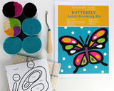 Butterfly Latch Hooking Kit (Friendly Loom)