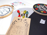Fuck Gender Roles Cross Stitch Kit (Junebug and Darlin)