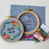 Rose Wreath Embroidery Kit (Jessica Long Embroidery)