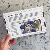 Blueberry Blossoms Embroidery and Beadwork Kit (Kate Wyatt Fine Art)