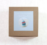 Sweater Bear Needle Felting Kit (Grey Fox Felting)