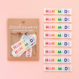 Handmade Woven Labels (Sarah Hearts)
