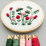 Jardín in Red Embroidery Kit (And Other Adventures Embroidery Co.)