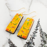 Bright Gold Floral Earrings (No Man's Land)