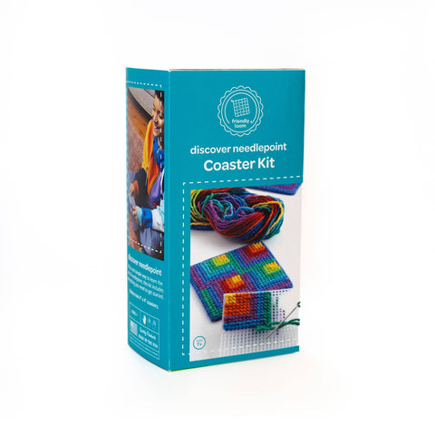 Needlepoint Coaster Kit (Friendly Loom)