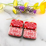 Scandinavian Floral Earrings (No Man's Land)