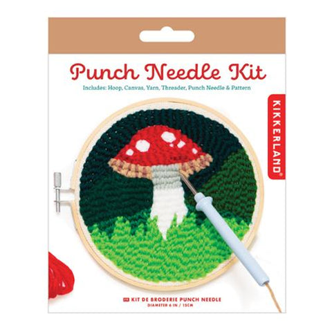 Mushroom Punch Needle Kit (Kikkerland)