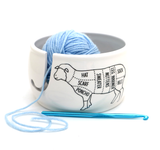 Sheep Parts Ceramic Yarn Bowl (Lenny Mud)