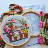 Jessica Long Embroidery Catnap Kit