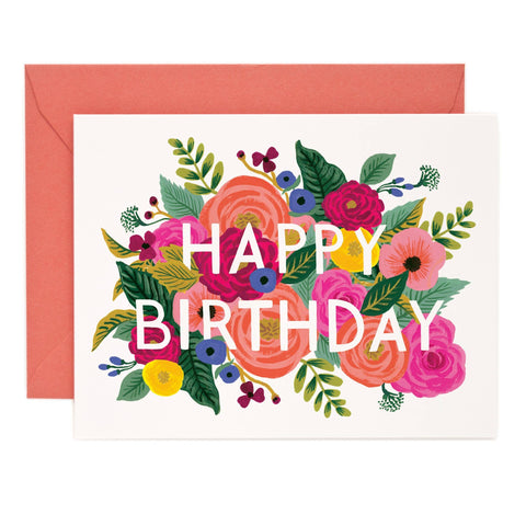 Juliet Rose Birthday Card (Rifle Paper Co.)