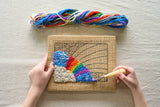 Rainbow Rug Hooking Kit (Friendly Loom)