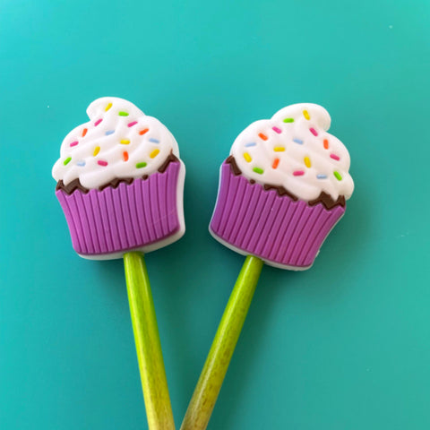 Purple Cupcake Point Protectors (Comma Craft Co.)