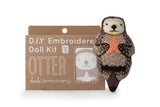 Kiriki Press Otter Embroidered Doll Kit