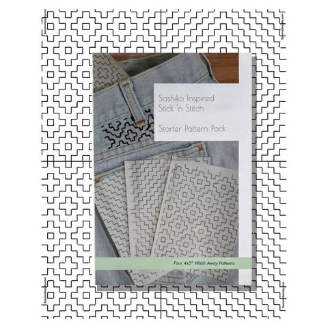 Sashiko-Inspired Mending Stick and Stitch Starter Pack (Socorro Society)