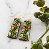 Green Garden Earrings