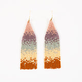 Altiplano Ombre Bead Fringe Earrings