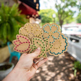 Flower Yarn Embroidery Kit (Still Magnolia)