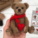 Teddy Bear Needle Felting Kit
