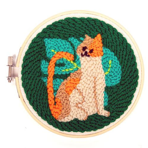 Cat Punch Needle Kit (Kikkerland)