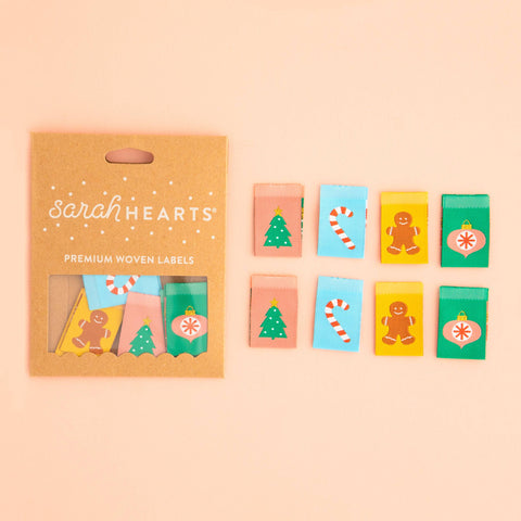 Sarah Hearts Christmas Labels