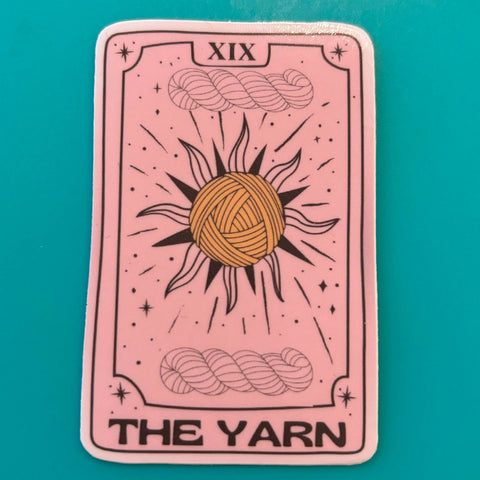 Yarn Tarot Card Sticker (Comma Craft Co.)