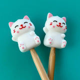White Cat Point Protectors (Comma Craft Co.)