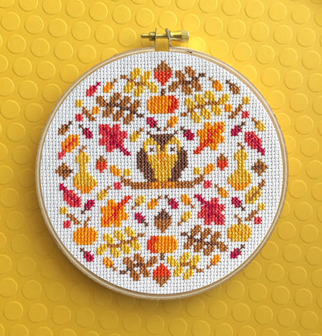 Autumn Mood Cross Stitch Kit (Spot Colors)