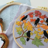 Jessica Long Embroidery Autumn Birds Kit